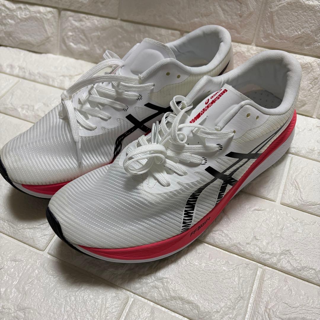 【極美品】ASICS MAGIC SPEED3 ホワイト/ブラック 27cm
