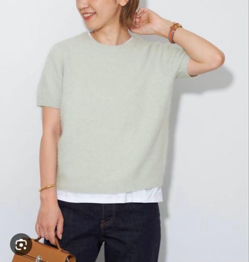 Plage Cashmere Mix Fur ハンソデPO&カーディガン