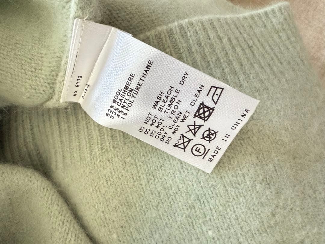 Plage Cashmere Mix Fur ハンソデPO&カーディガン