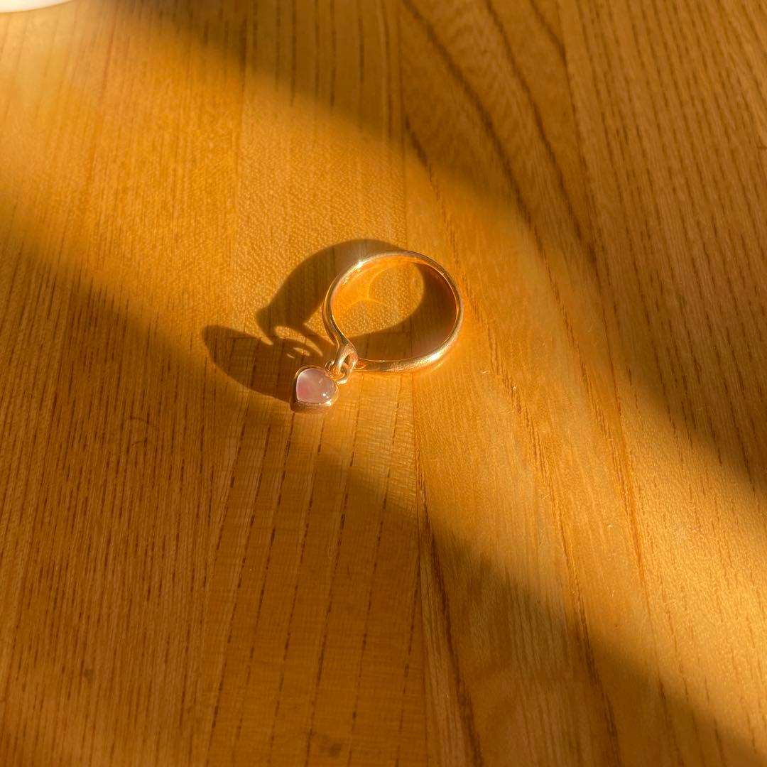 Canal 4°C リング　ハートチャーム