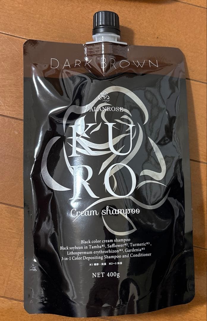 VRクロクリームシャンプー　ダークブラウン