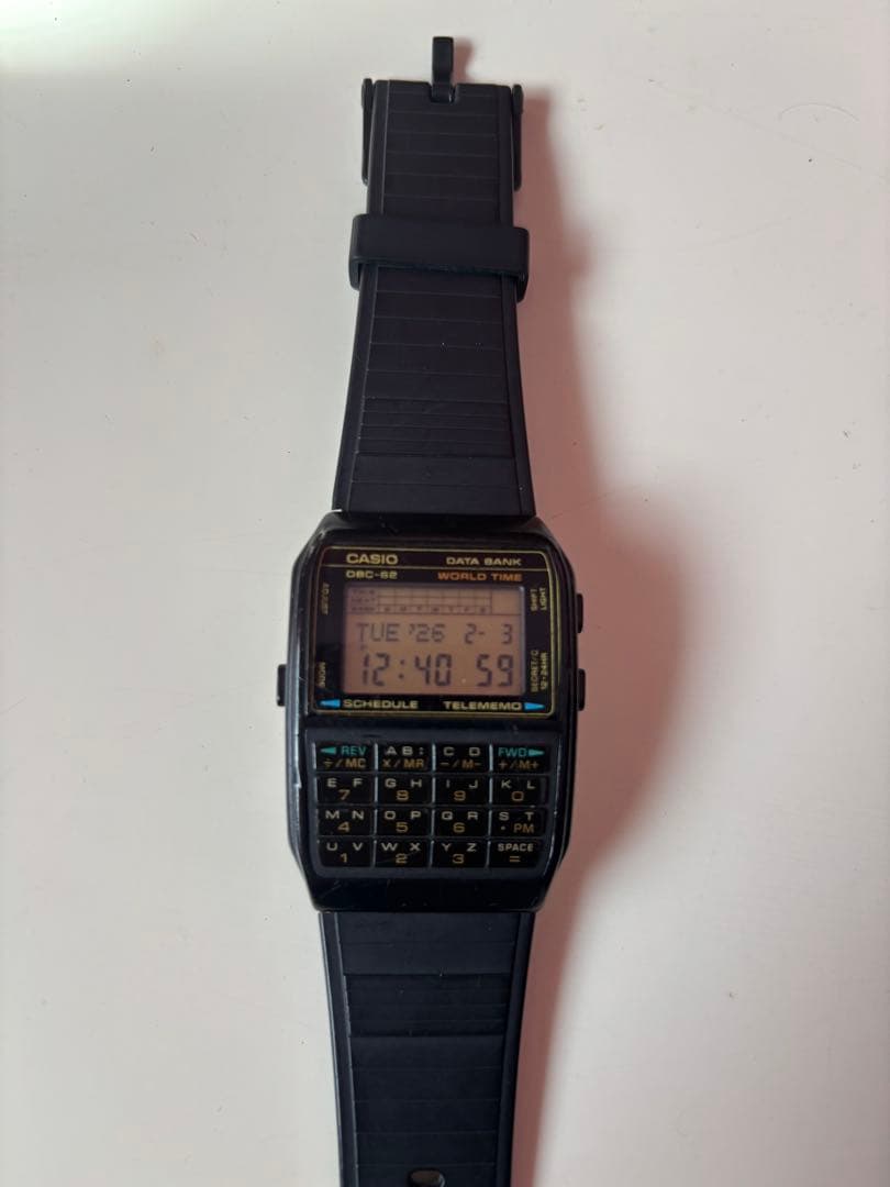 CASIO DBC-62 ブラック データバンク 腕時計 カシオ