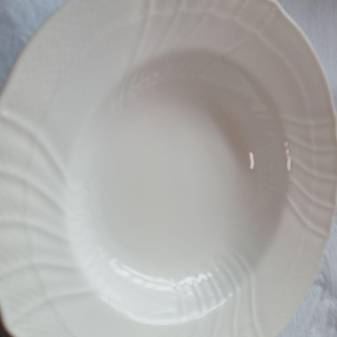 ジノリ　ベッキオホワイト　スープ皿4枚20センチ