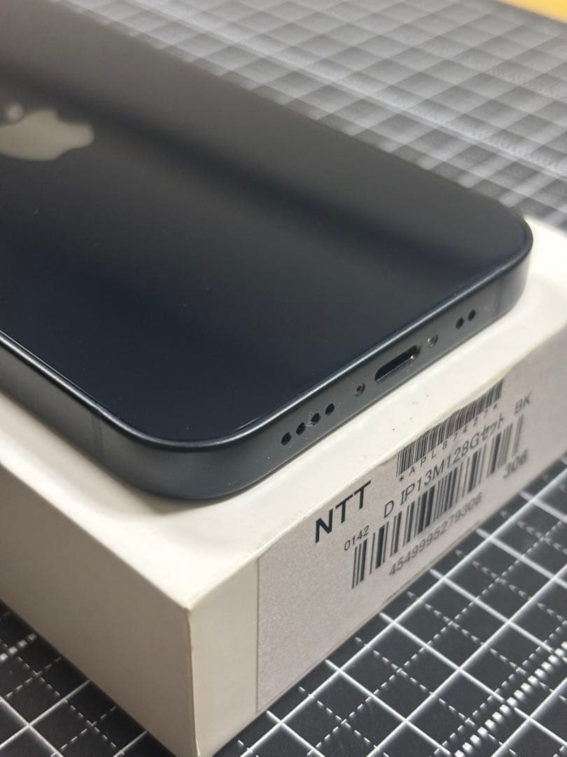 iPhone 13 mini 128GB ミッドナイト 美品 バッテリー76％