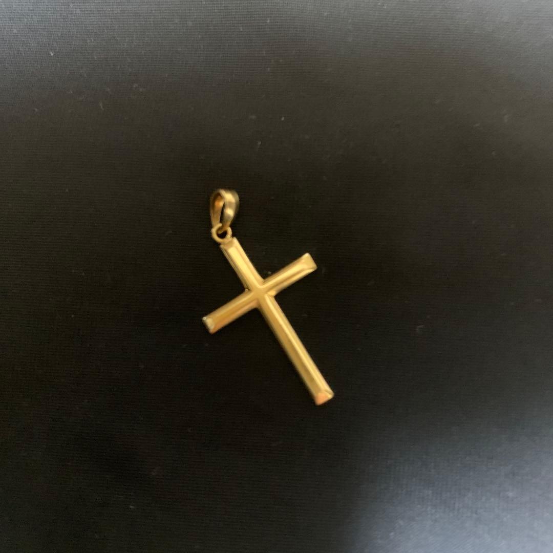 K18 18金クロスペンダントトップ【明日20時までの出品】