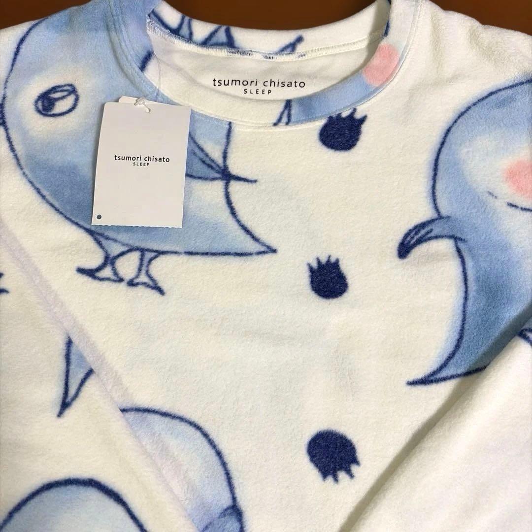 新品ワコール　ツモリチサト　ペンギン　フリースパジャマ　Lサイズ