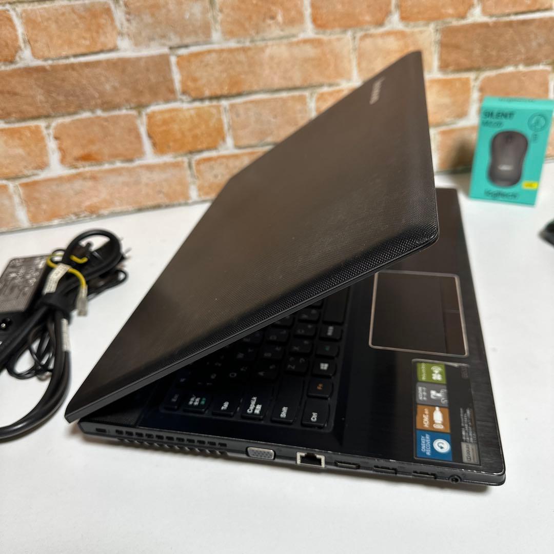 美品　レノボノートパソコン SSD Corei5メモリ8GB オフィス2024年