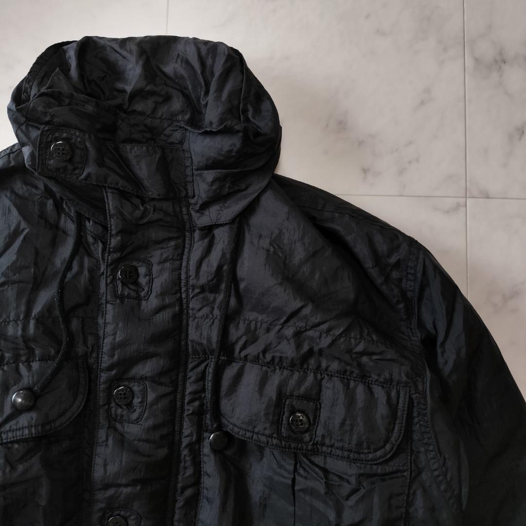 希少 80s BONEVILLE ナイロンジャケット 46 S~M ブラック 黒