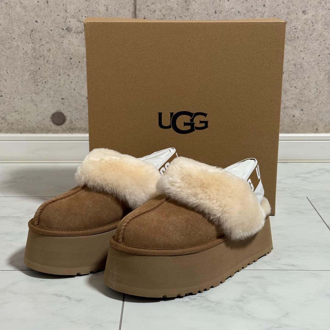 正規品⭐︎UGG アグ FUNKETTE チェスナット US7 24cm