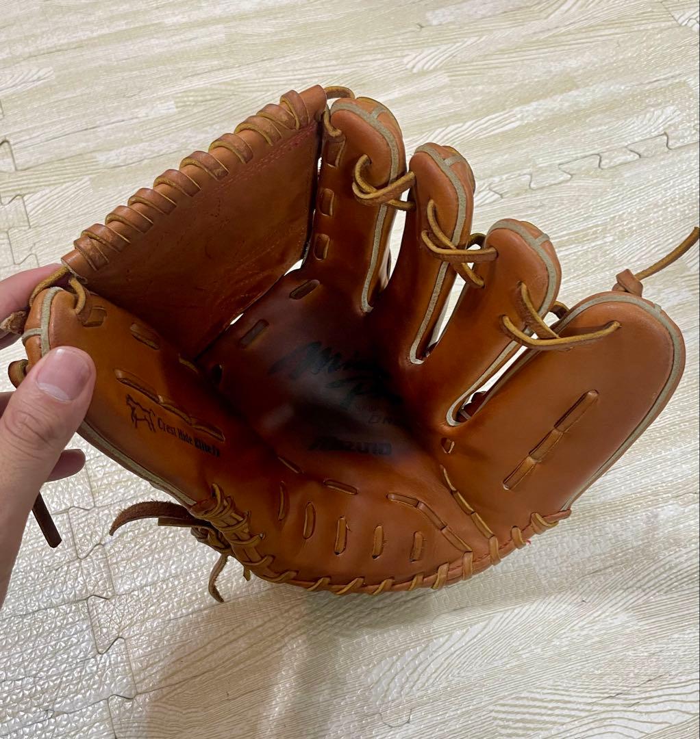 硬式ミズノプロオーダー田中将大モデル　ウェブ曲げない片付け（耕作印）有