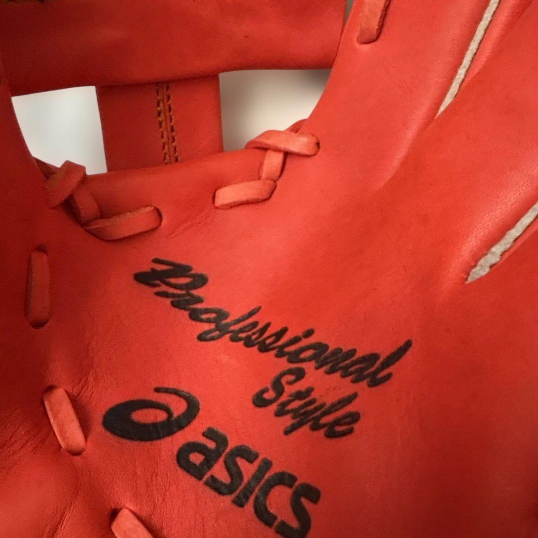 ★アシックス　少年軟式グローブ★美品‼️‼️スチーム叩き揉み加工済みですぐ使えます