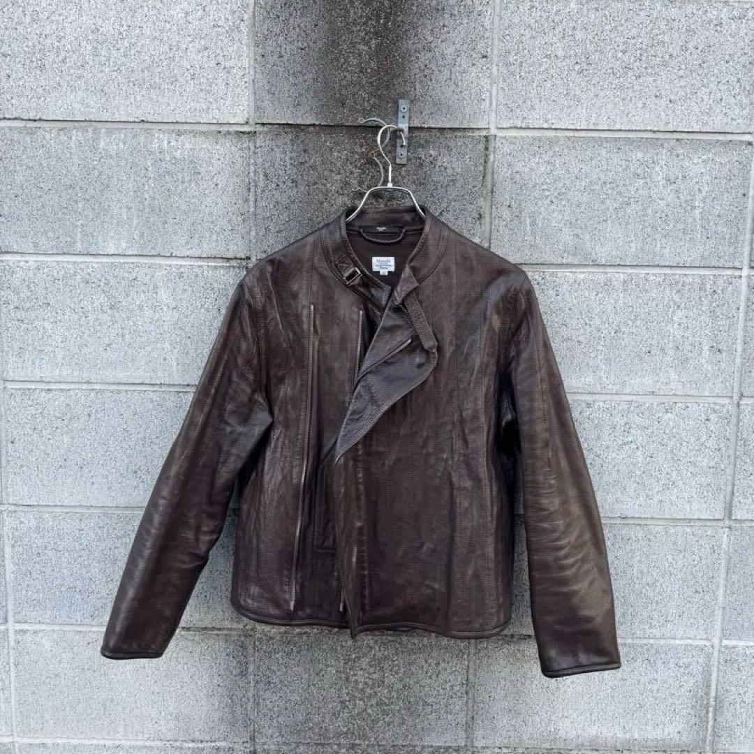 希少 Masakï paris マサキマツシマ レザージャケット ゴートレザー