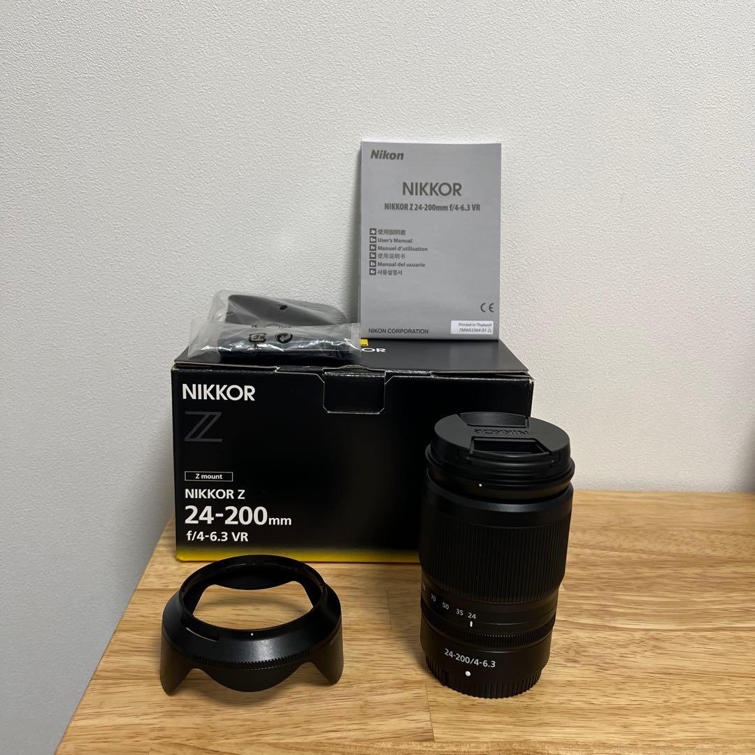 【12/5まで値引き！】Nikkor Z 24-200mm f/4-6.3 VR