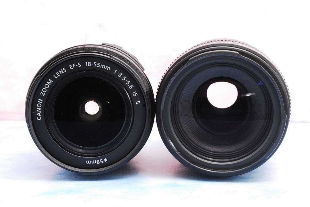 キャノン kiss X9☆一眼レフカメラ☆手ぶれ補正標準＆超望遠☆スマホ転送