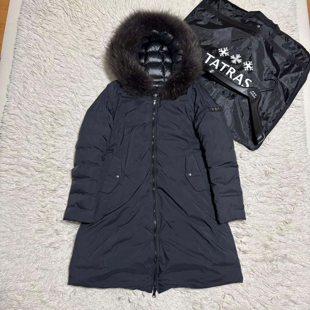 TATRAS イセラ リバーシブル ダウンコート ブラック 03 20AW