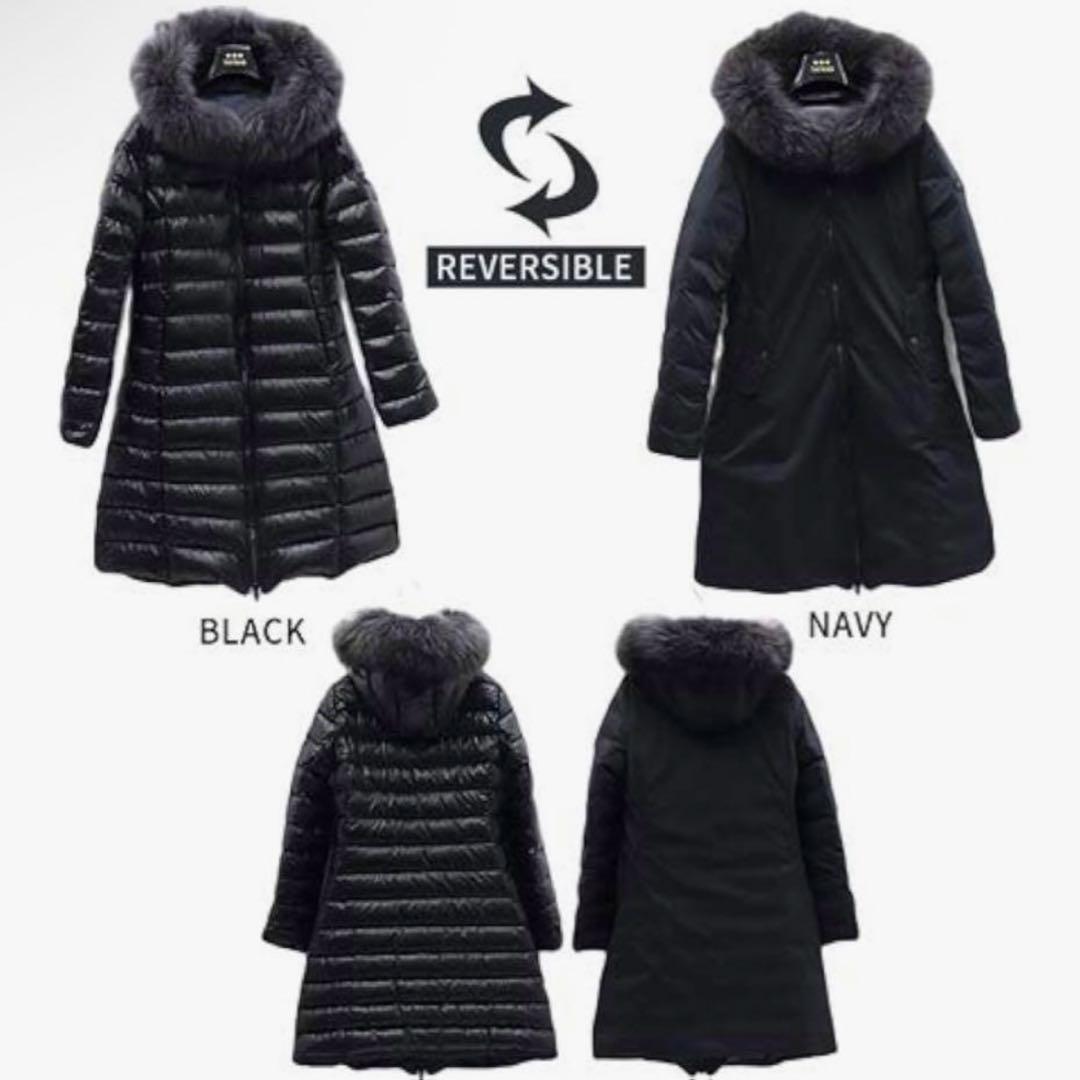 TATRAS イセラ リバーシブル ダウンコート ブラック 03 20AW