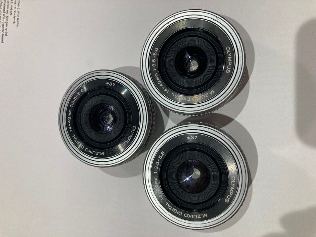 ３台 オリンパス M.ZUIKO 14-42mm F3.5-5.6 EZ