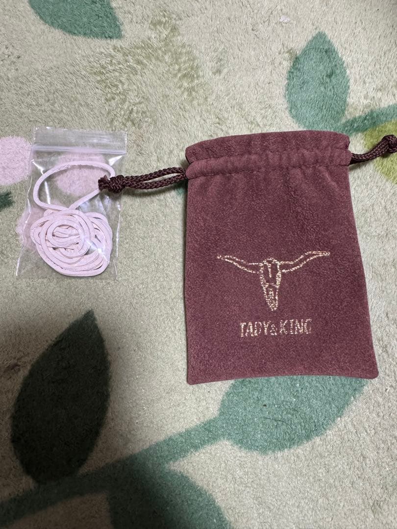 TADY&KING タディ&キング　特大ハートフェザー革紐SET　キムタク