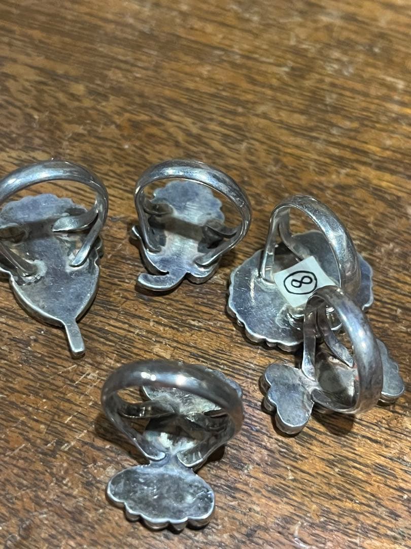 ヴィンテージターコイズリング5点セット