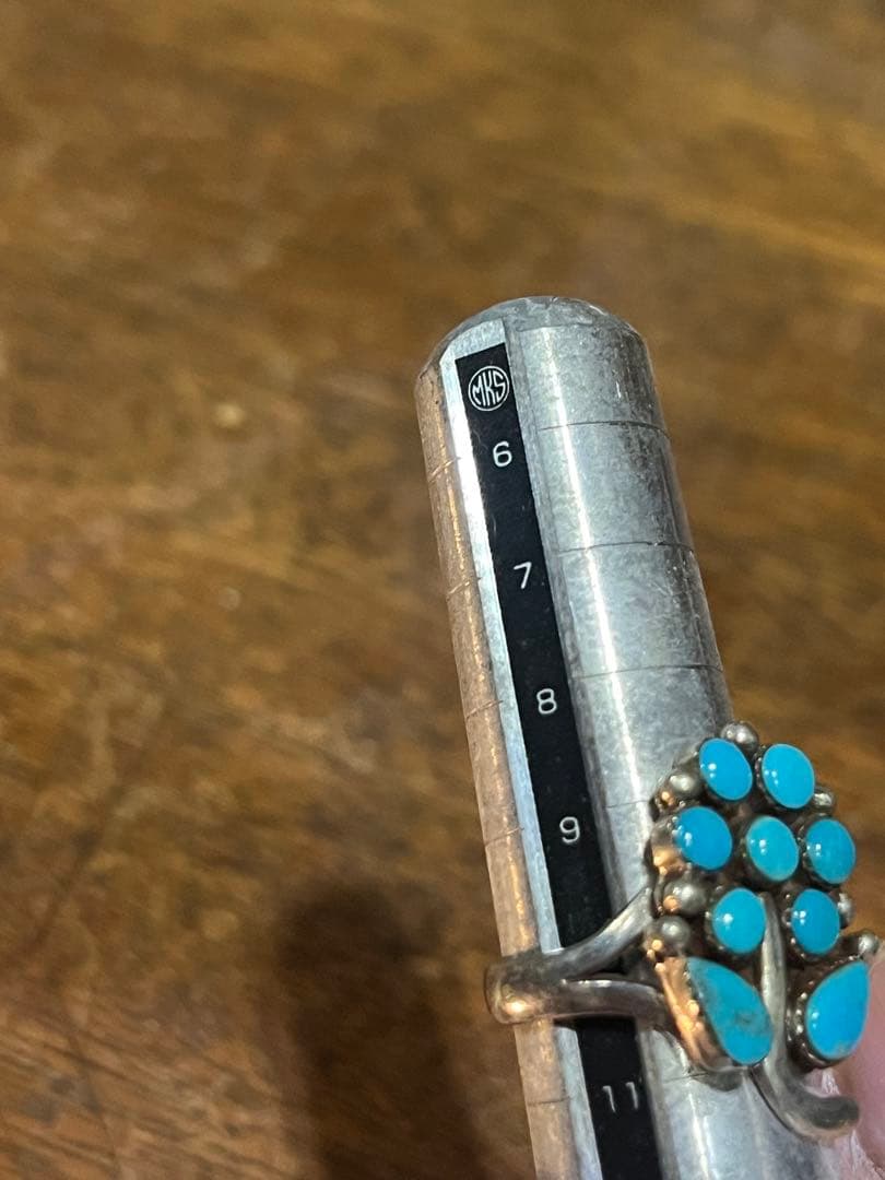 ヴィンテージターコイズリング5点セット