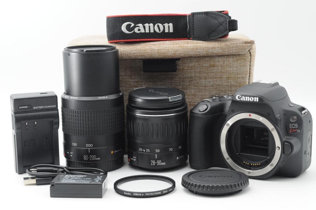 ▲新品級③▲夏ボーナスSALE Canon EOS Kiss x9 ダブルレンズ