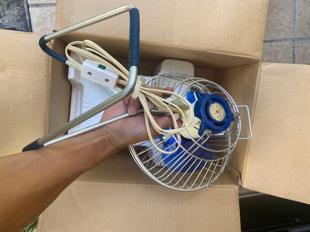 f-20az 20cmペットファン　ナショナル　昭和レトロポップ　扇風機