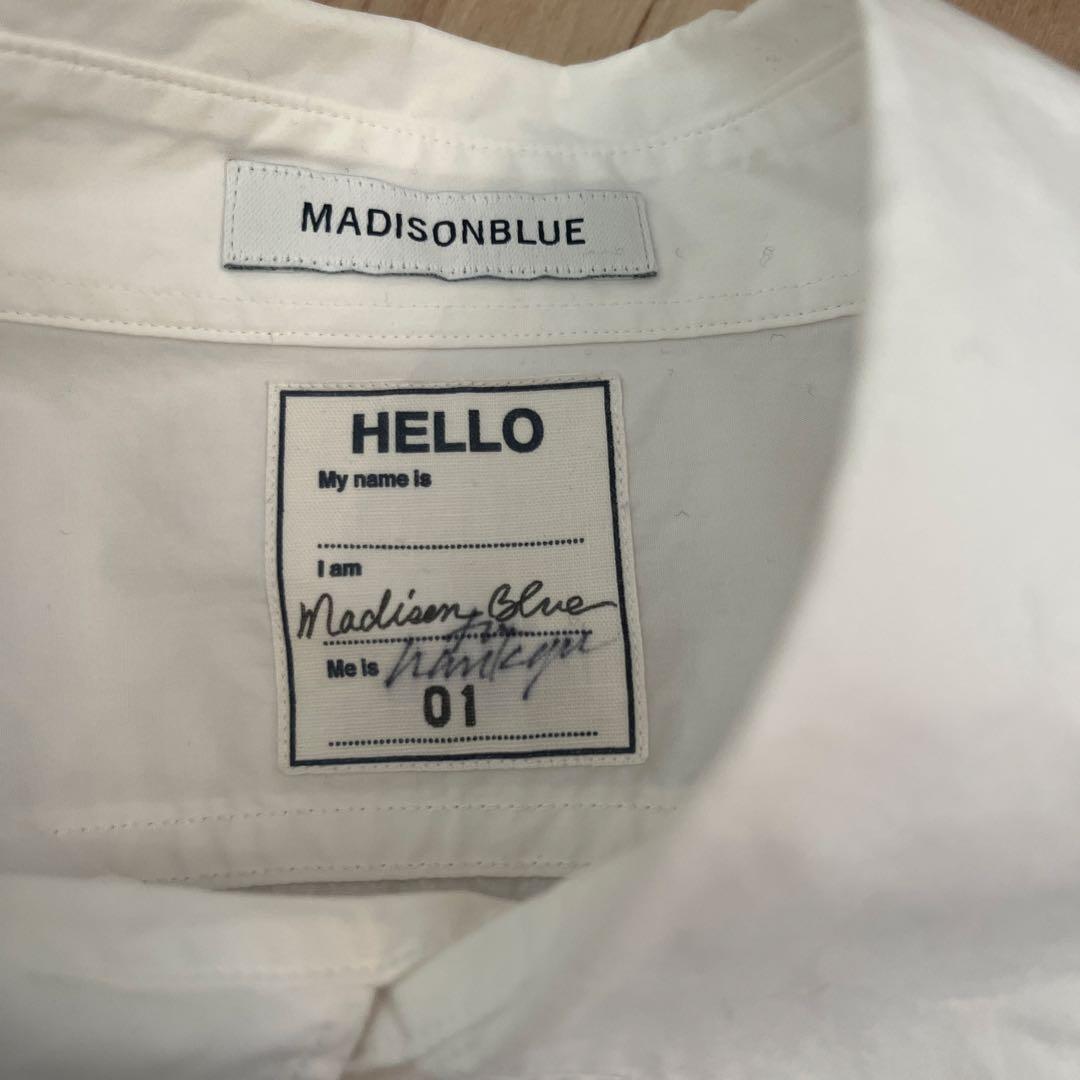 k*n様 MADISONBLUE ホワイト長袖シャツ　クリーニング済