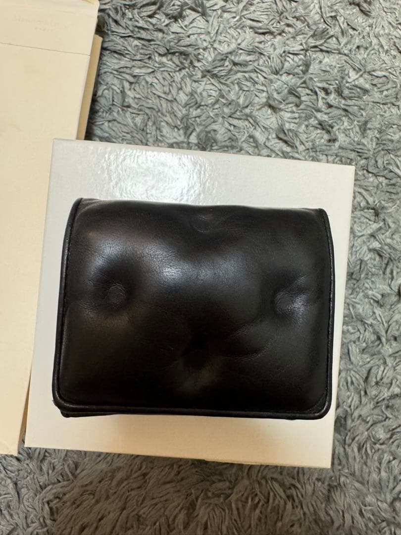 メゾンマルジェラ　グラムスラム　三つ折り財布　黒