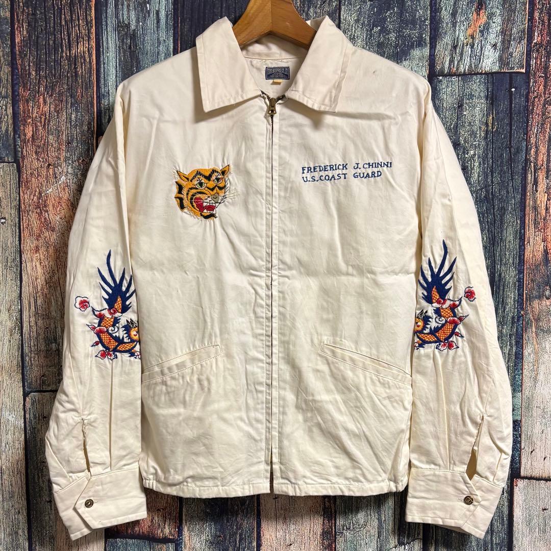 レア柄‼︎テーラー東洋TAILARベトジャンTT11511ベトナムジャンパー 白