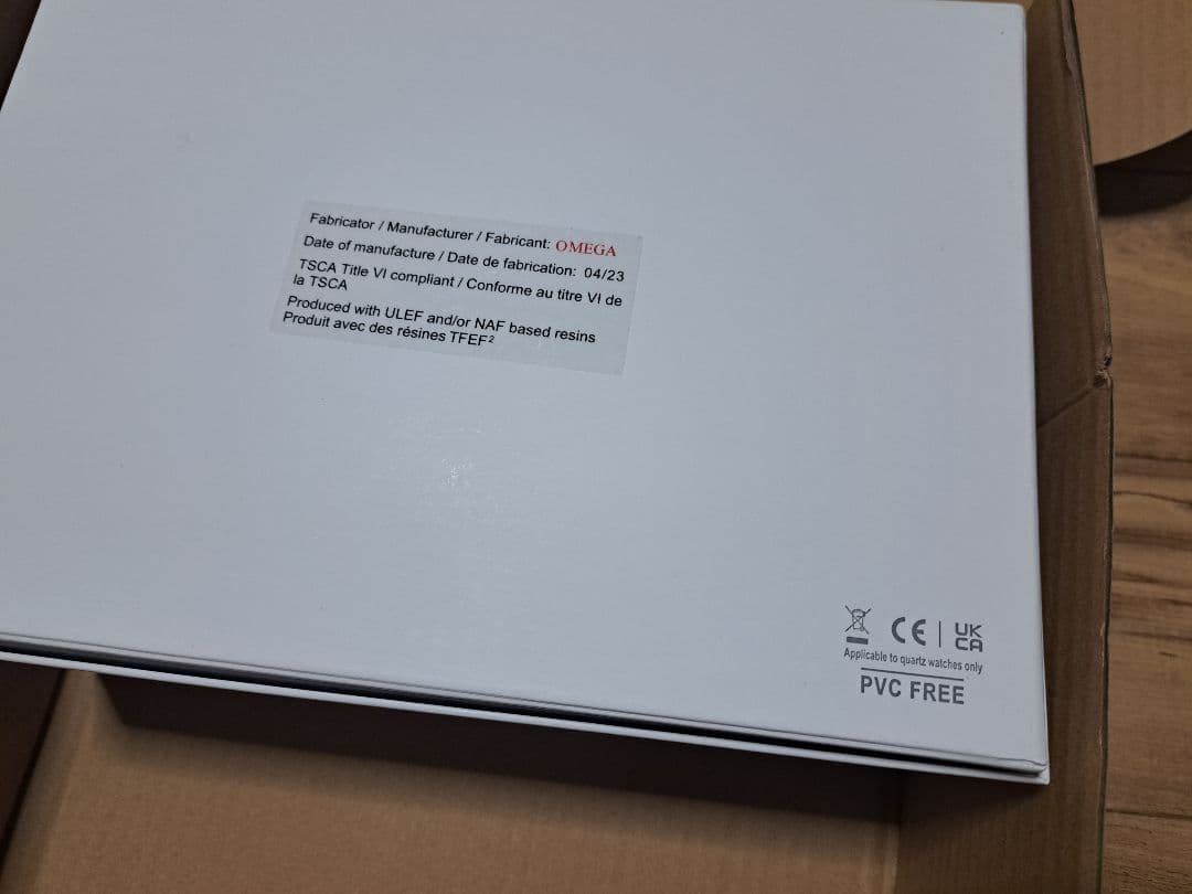 OMEGA ウッドボックス 取扱説明書付き