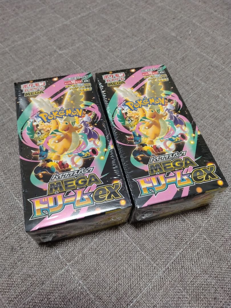 ポケモンカードゲーム MEGAドリームex 　２箱セット　　シュリンク付き