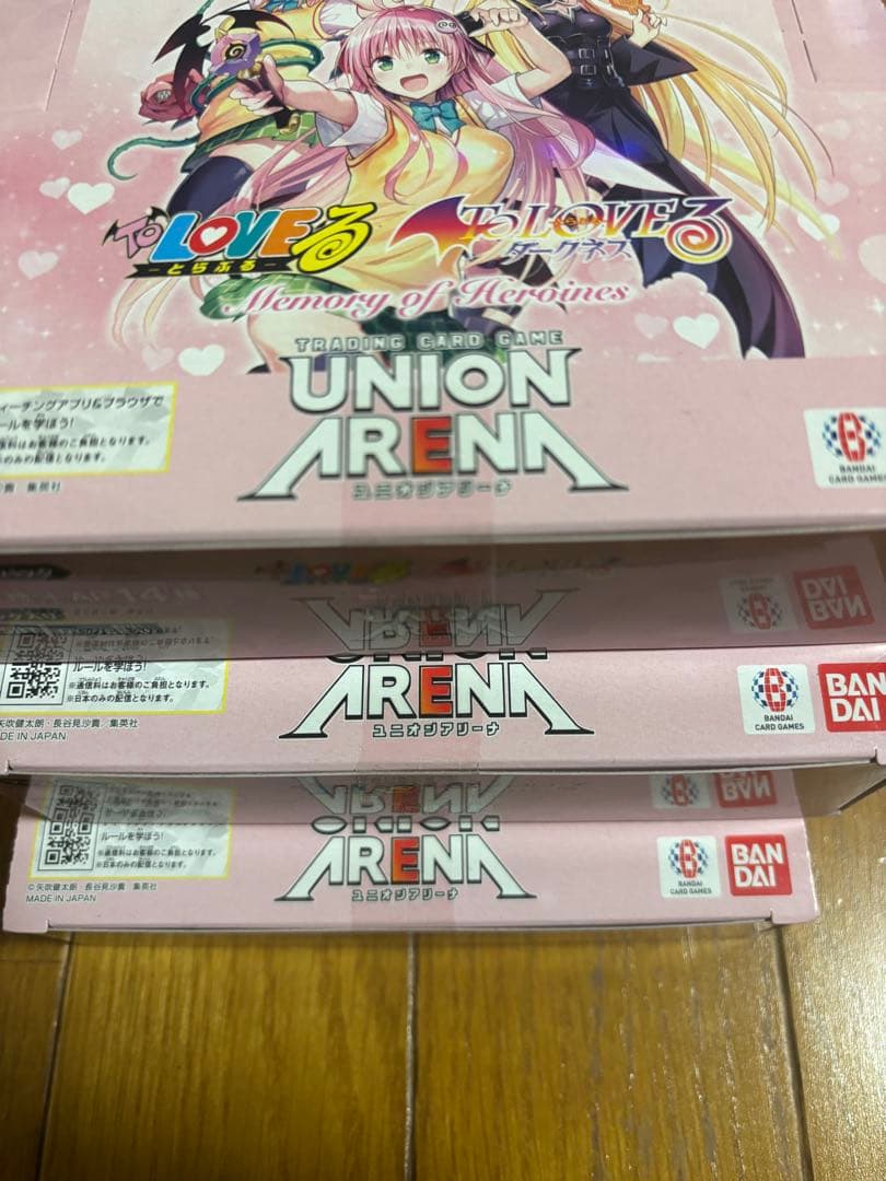 新品未開封 UNION ARENA ユニオンアリーナTo LOVEる- 3box