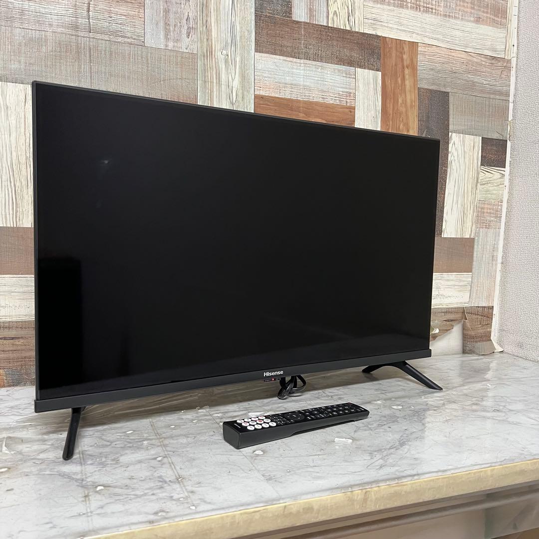 即日受渡❣️全国送料込今年購入ハイセンス32型液晶テレビネット動画視聴可チューナー