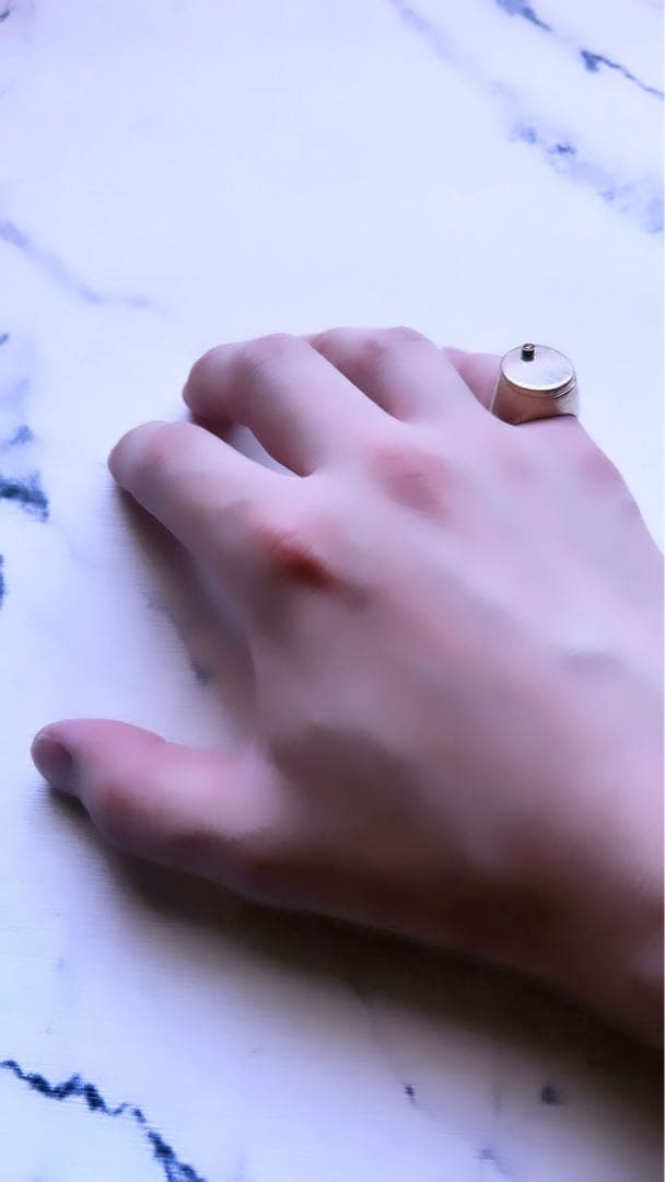 【Maison Margiela】シルバーシグネット指輪アクセサリー