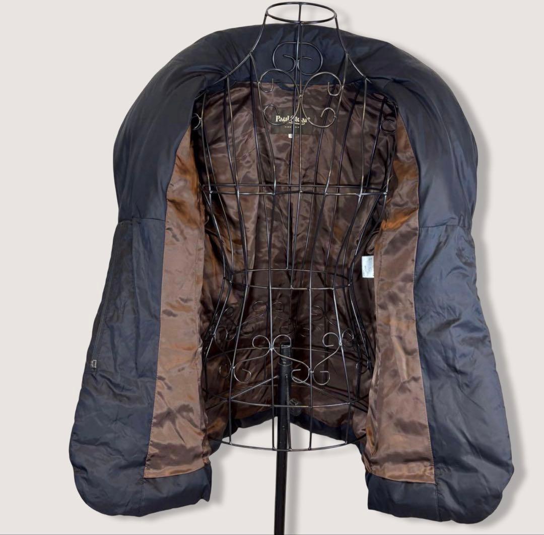 極美品 ポールスチュアート女優襟　ダウンジャケット L 三陽商会 ブラック8