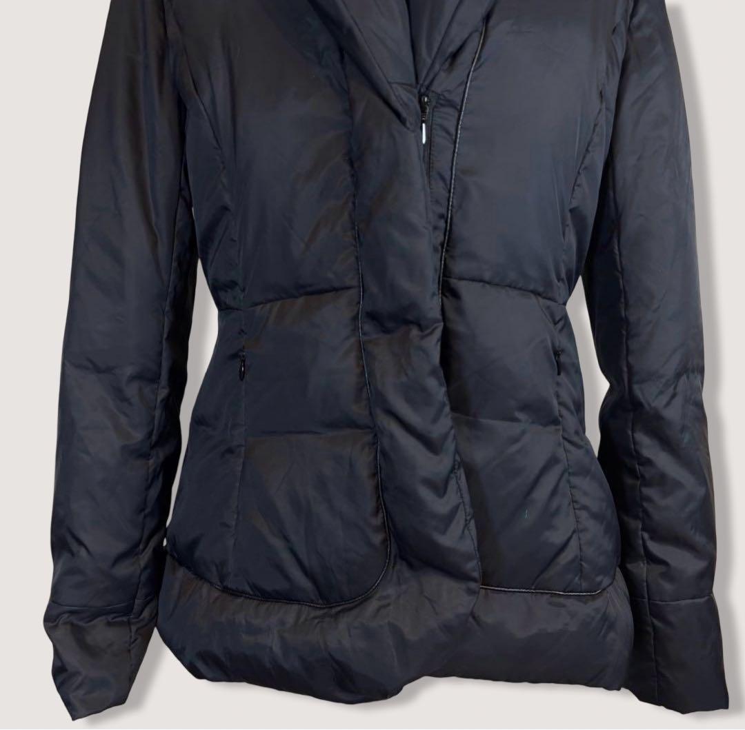 極美品 ポールスチュアート女優襟　ダウンジャケット L 三陽商会 ブラック8