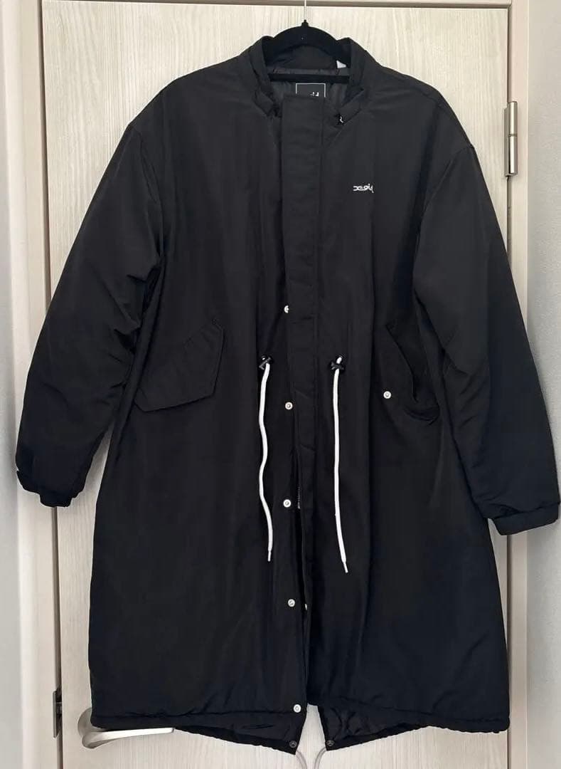 Xーgirl ブラック　中綿ロングコート