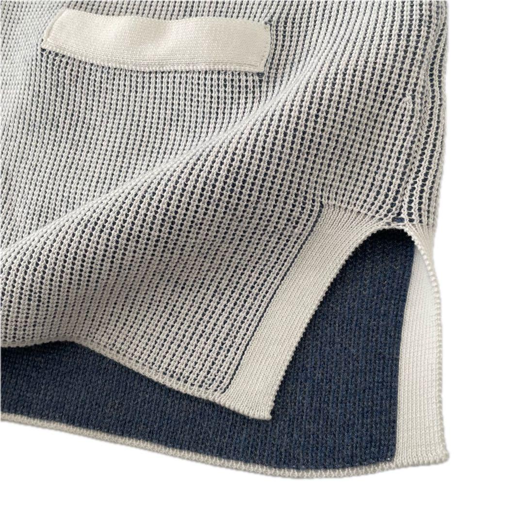 未使用 AMINA レリアン イタリア製 ニットジャケット カーディガン 羽織