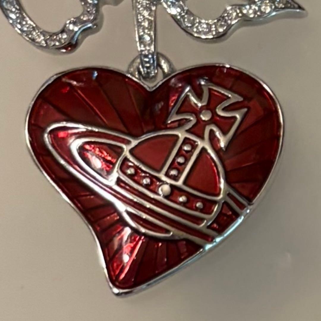 保証書付 Vivienne Westwood ブローチ ハートオーブ 未使用