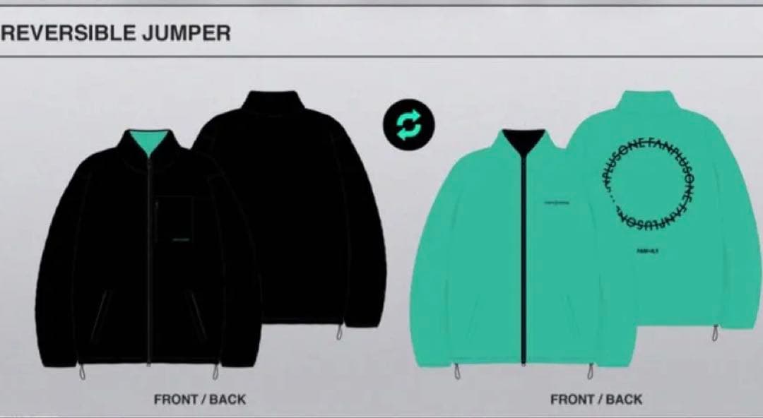 ジャケット・アウター G-DRAGON 'FAM' MEETING Reveraible Jumper