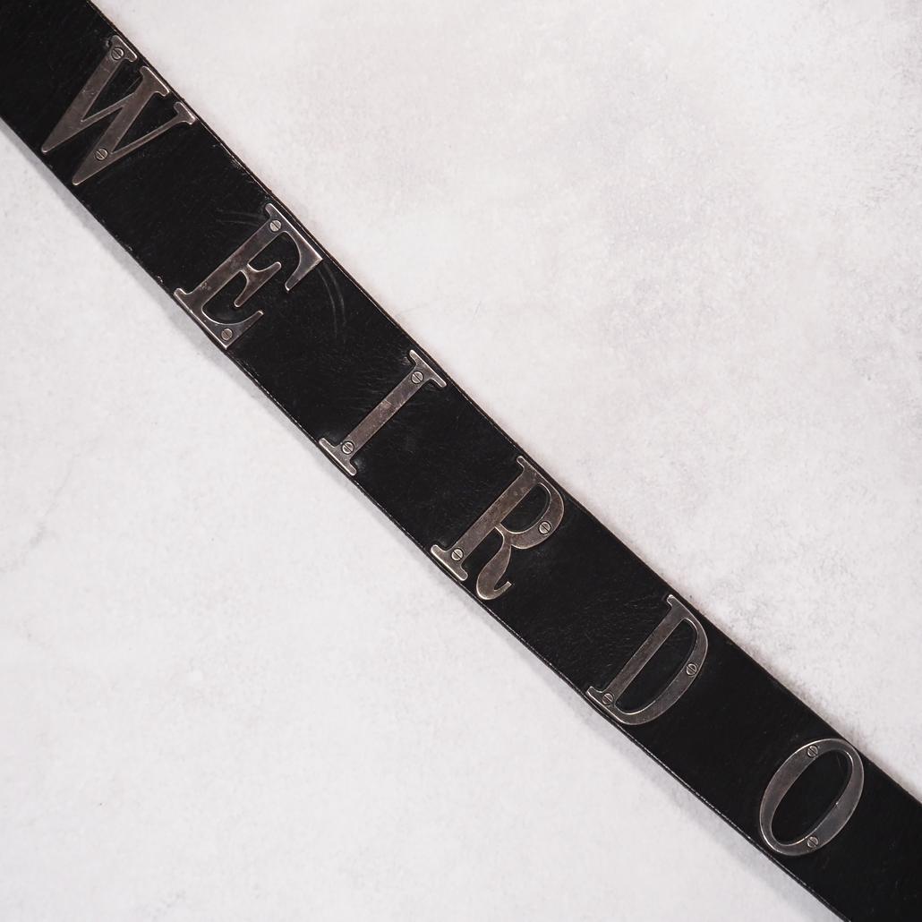 定価20万円 925シルバー 銀製 WEIRDO SIG WRD BELT 36