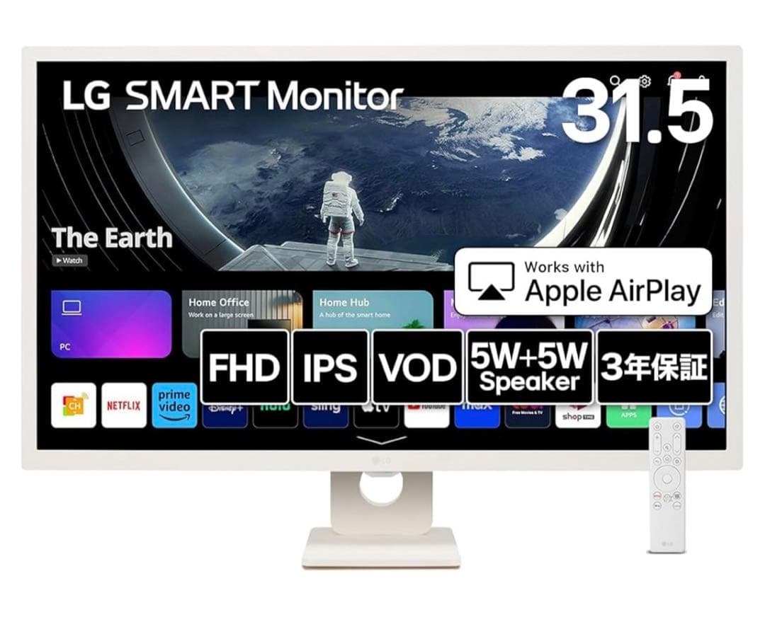 08yzrm1様★LG SMART Monitor 32SR50F-W