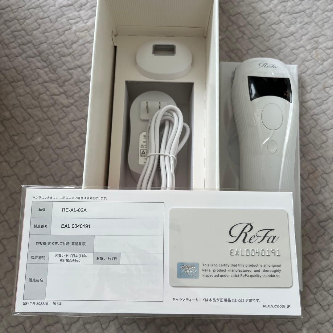 リファビューティックエピ脱毛器 RE-AL-02A