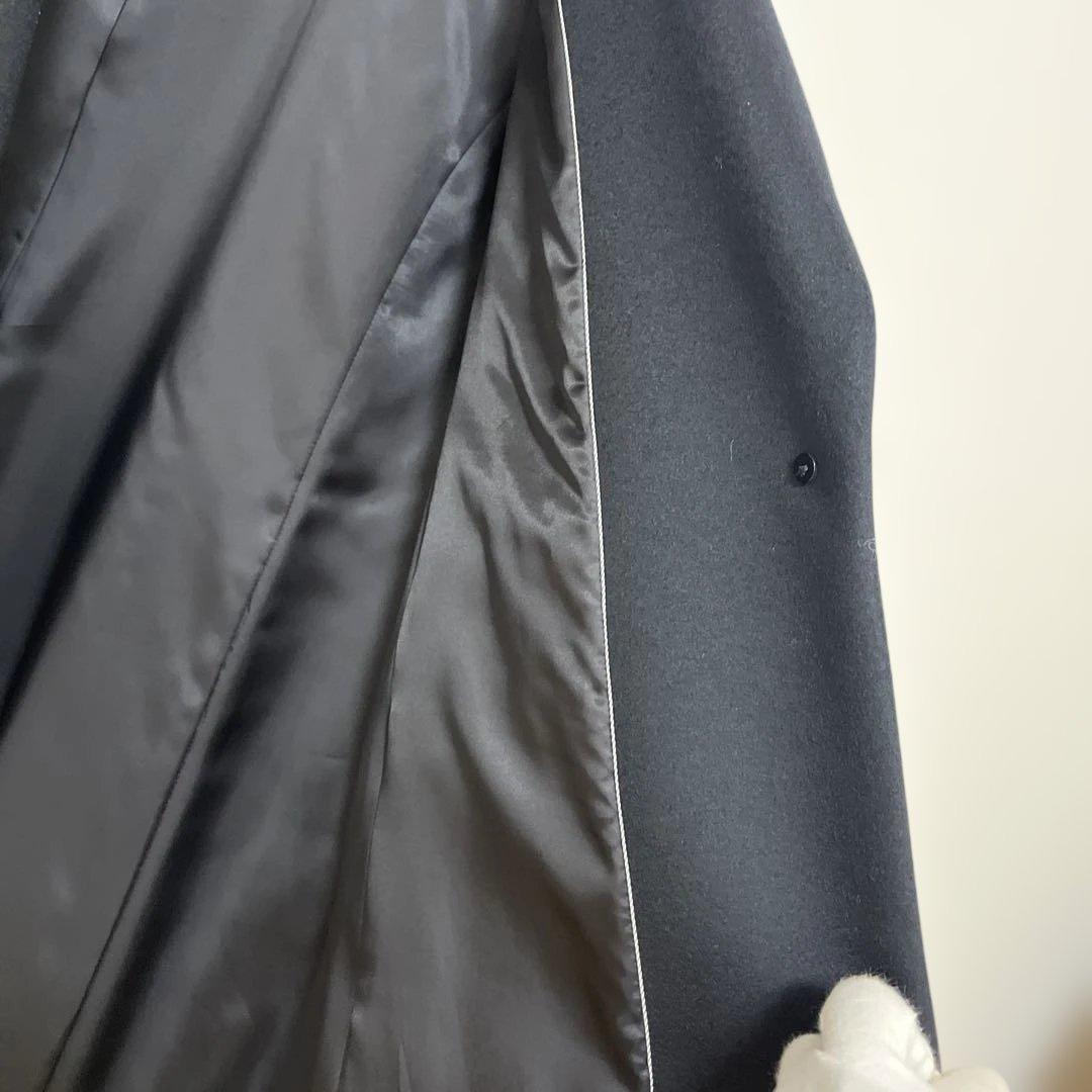 アンタイトルUNTITLED チェスターコート ブラック　黒サイズ3