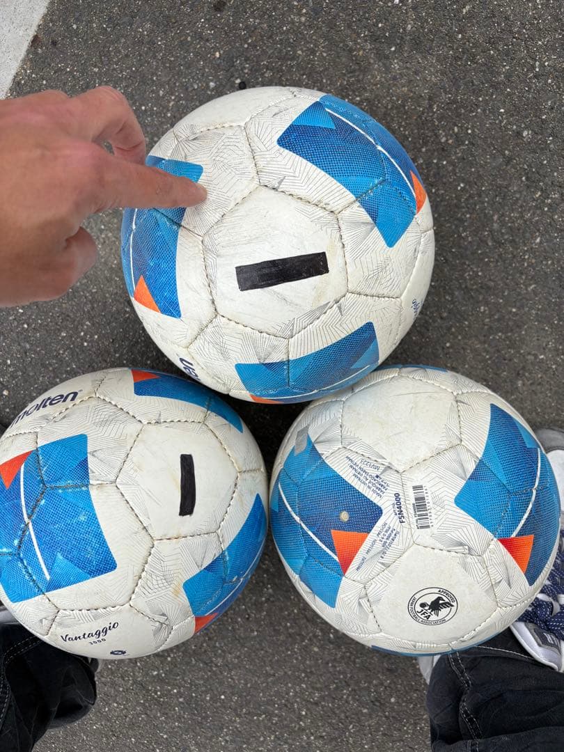 ３球セットVantaggio 3000 サッカーボール サイズ5