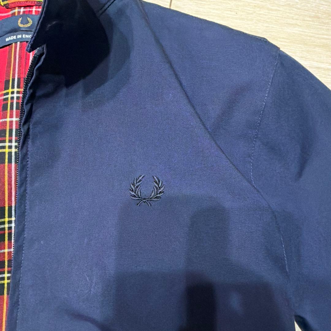 マ*ィ様 イングランド製 フレッドペリー ハリントンジャケット サイズ　S