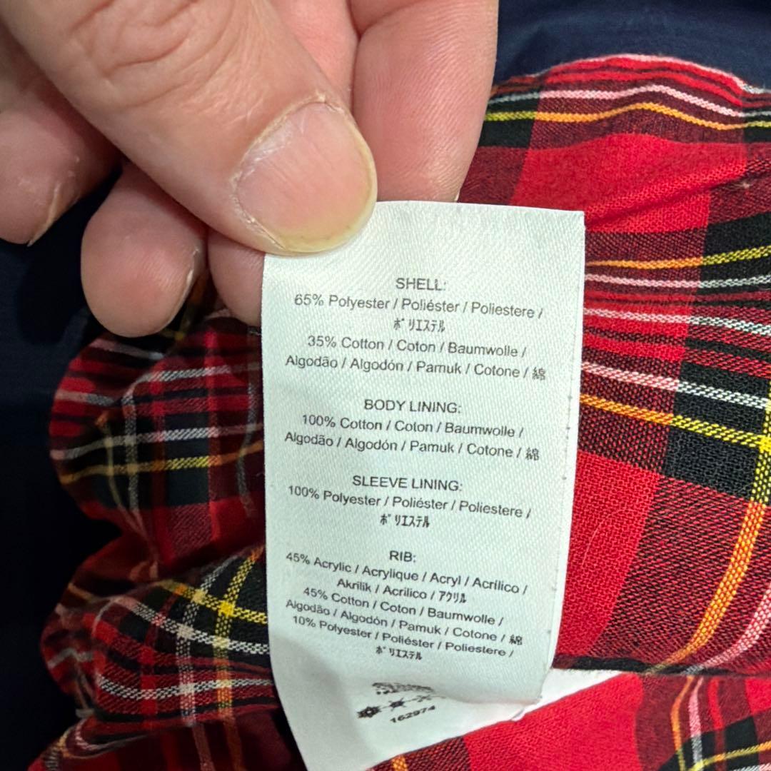 マ*ィ様 イングランド製 フレッドペリー ハリントンジャケット サイズ　S