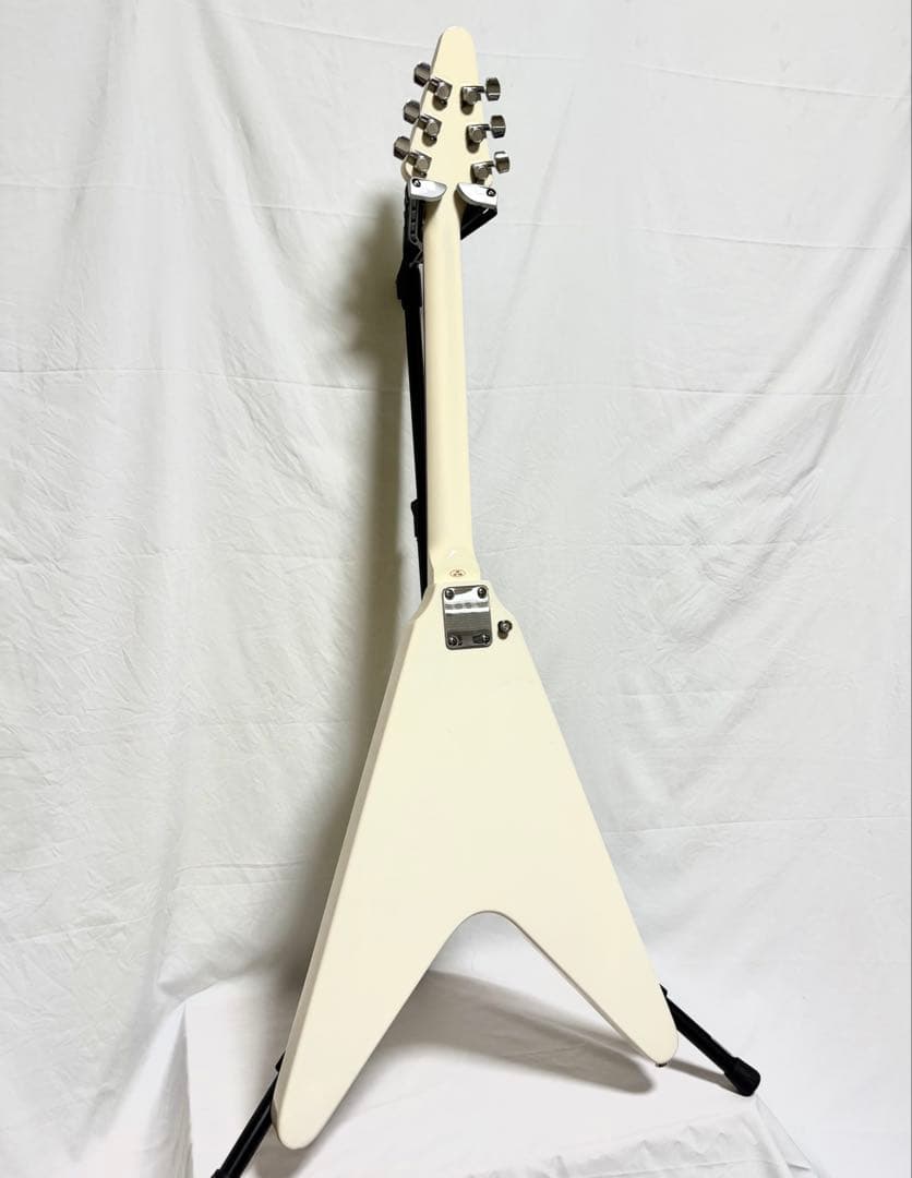 【新品弦張替済】Photo Genic エレキギター フライングV