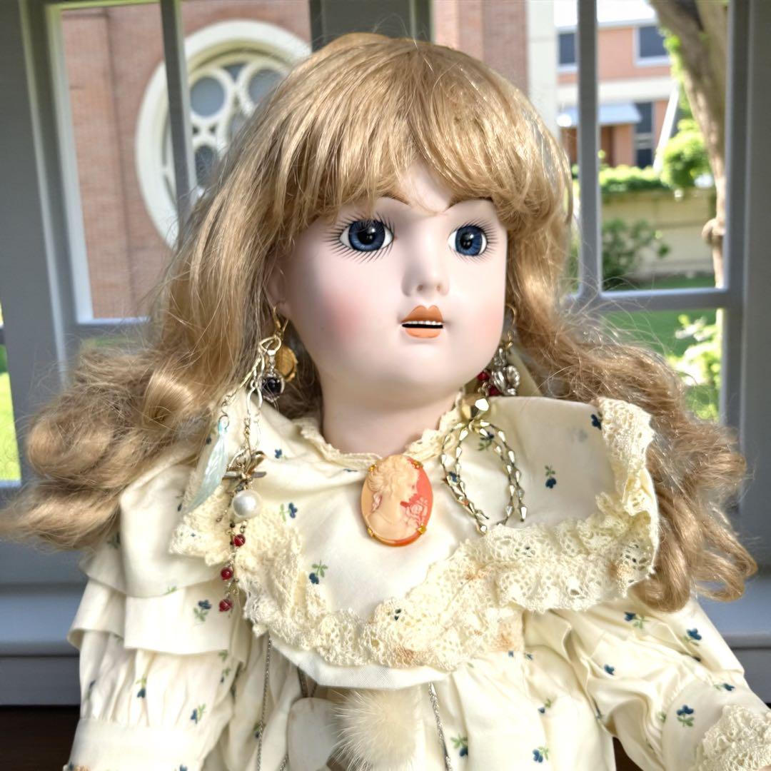 ようこ ビスクドール エデン べべ ホワイト ドレス ボネ 箱 証明書