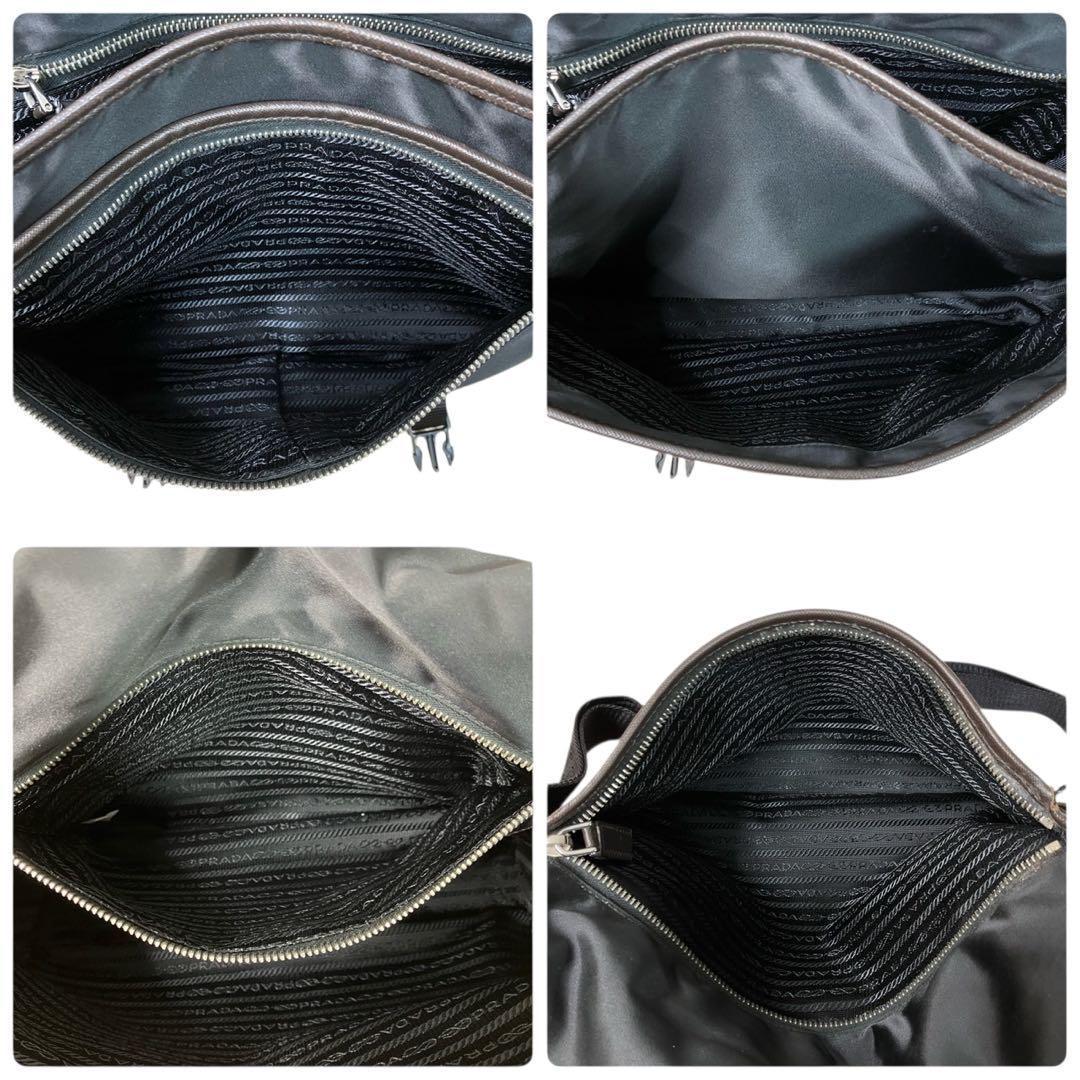 PRADA プラダ メッセンジャーバッグ ショルダーバッグ ビジネス　三角ロゴ